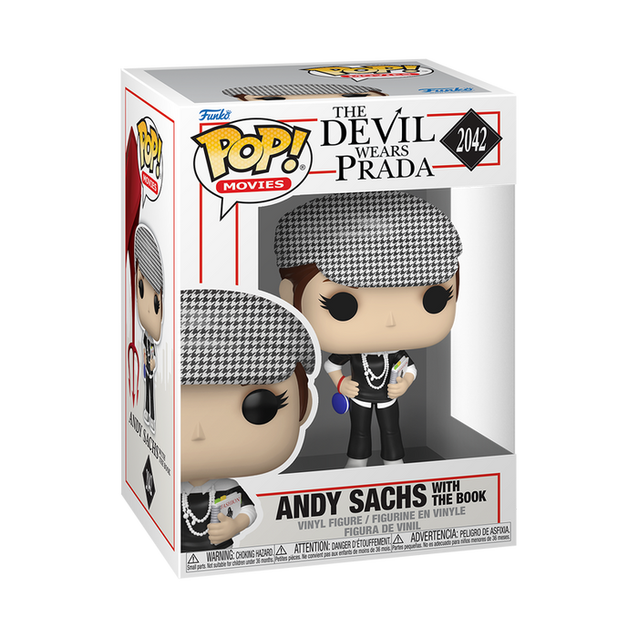 Funko Pop Movies: El Diablo viste a la moda - Andy Sachs con El Libro