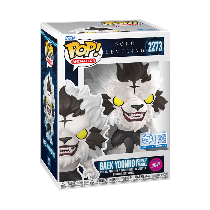 Funko Pop Animation: Solo Leveling - Baek Yoonho Melena Plateada Exclusivo