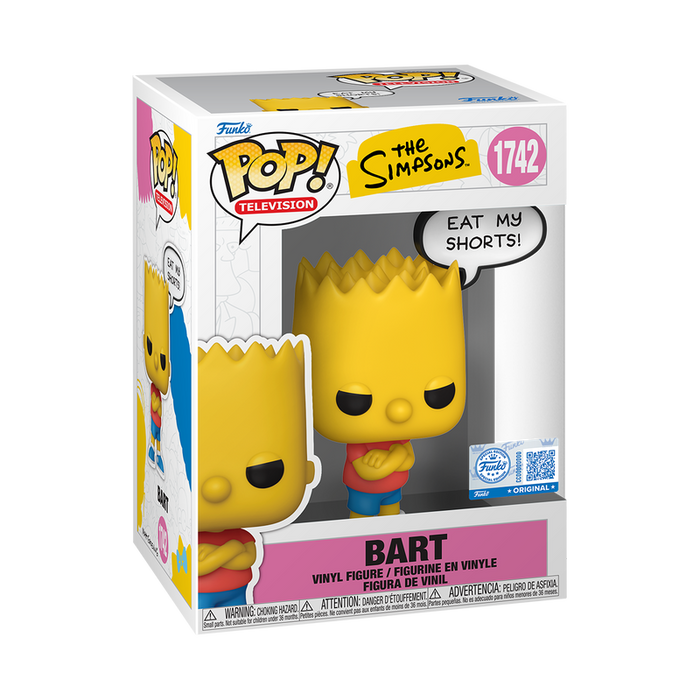 Funko Pop Sayings: Los Simpson - Bart Eat My Short Specialty Series