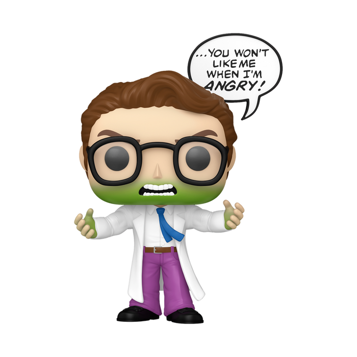 Funko Pop Marvel: El Increible Hulk - Bruce Banner ¡No me hagas enojar!