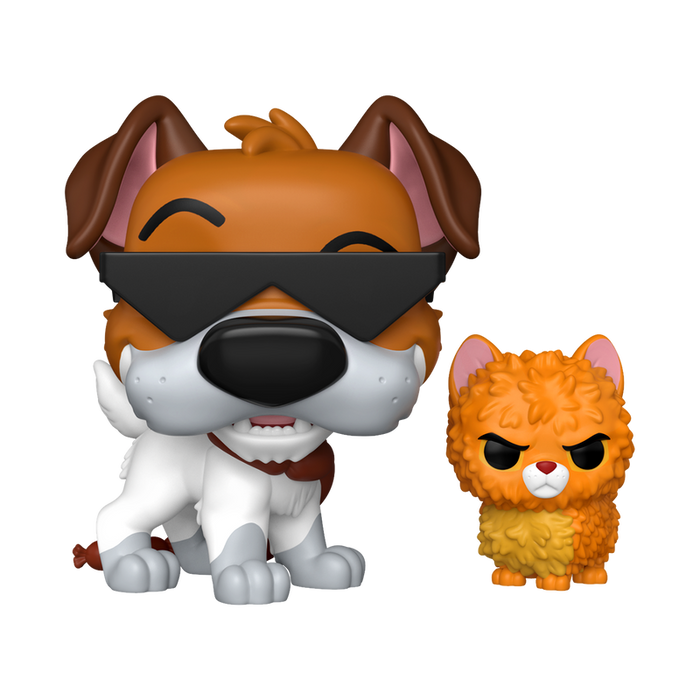 Funko Pop & Buddy: Disney Oliver y su Pandilla - Dodger con Oliver