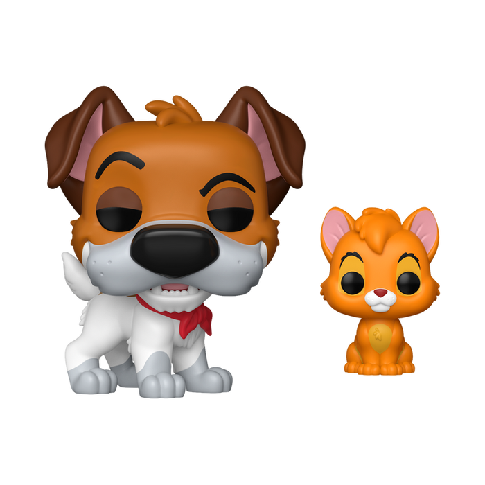 Funko Pop & Buddy: Disney Oliver y su Pandilla - Dodger con Oliver