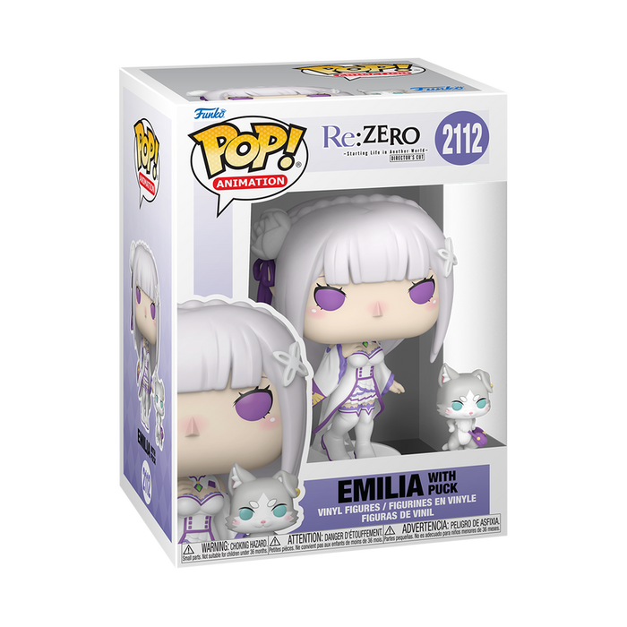 Funko Pop & Buddy: Re Zero - Emilia con Puck