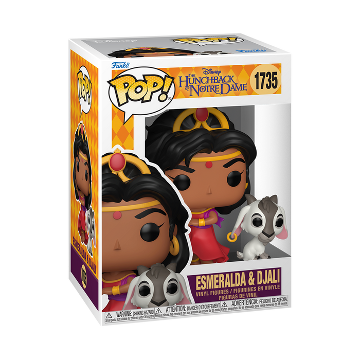 Funko Pop & Buddy: El jorobado de Notre Dame - Esmeralda y Djali