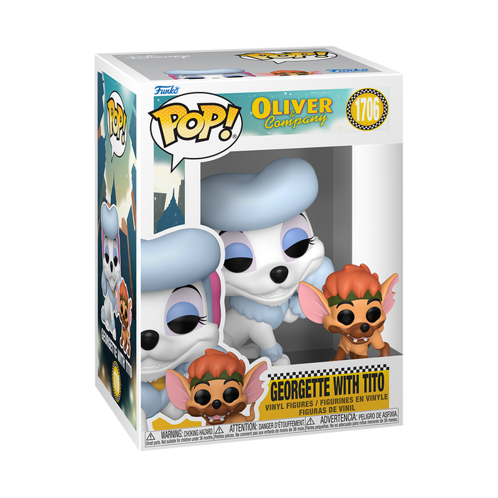 Funko Pop & Buddy: Disney Oliver y su Pandilla - Georgette con Tito