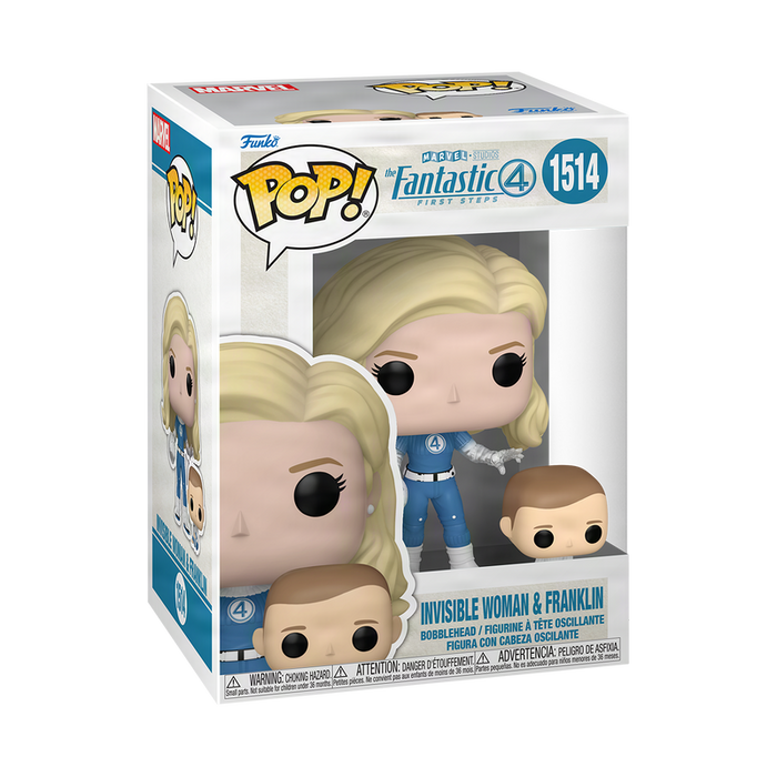Funko Pop & Buddy: Los Cuatro Fantasticos - Mujer Invisible y Franklin