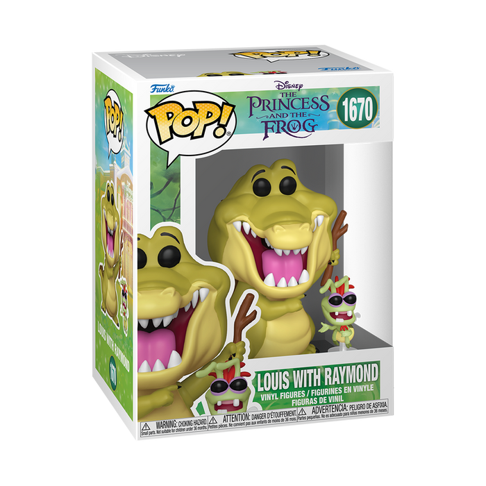 Funko Pop & Buddy: La princesa y el sapo - Louis con Raymond