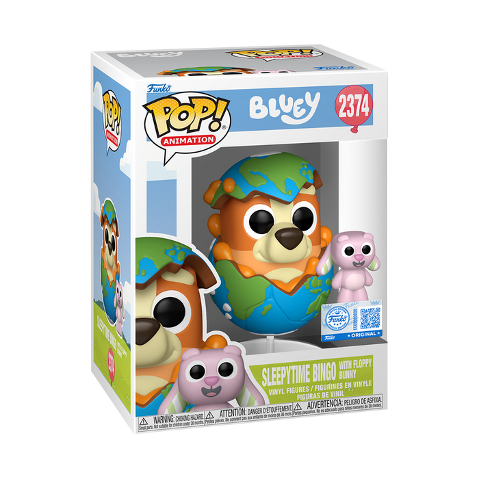 Funko Pop & Buddy: Bluey - Bingo con Floppy