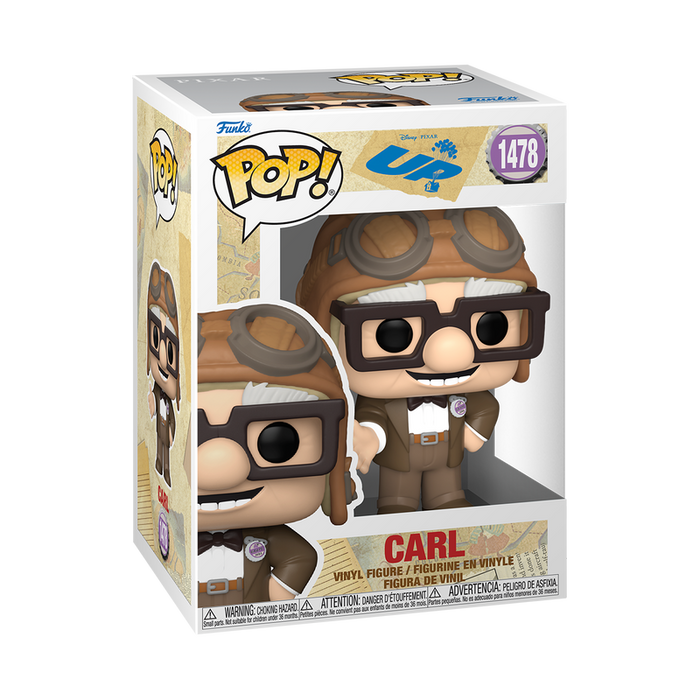 Funko Pop Disney: Up Una Aventura De Altura - Carl Con Sombrero Aviador