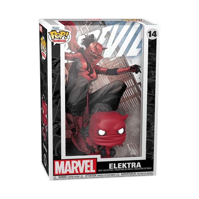 Funko Pop Comic Cover: Marvel Daredevil - Elektra como Daredevil