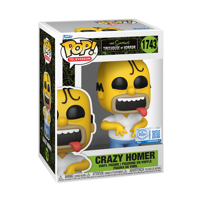 Funko Pop TV: Los Simpson La Casa Del Horror - Homero el loco Specialty