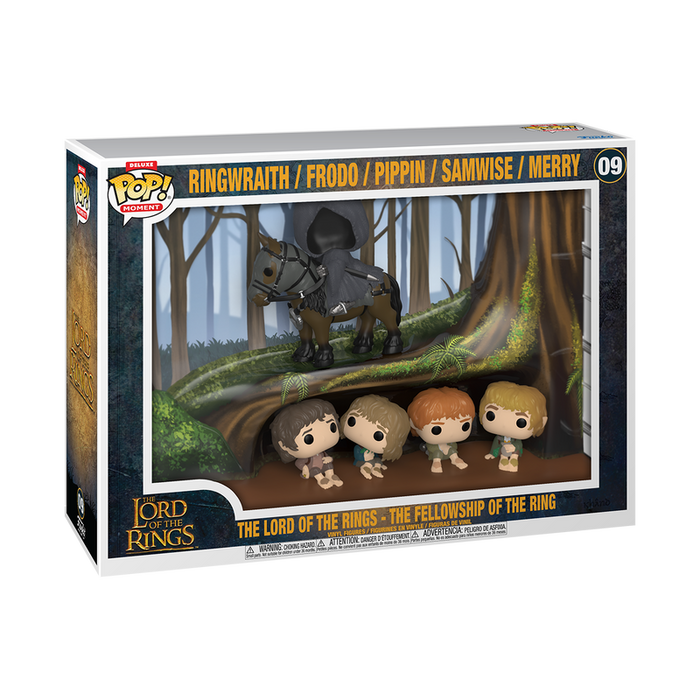 Funko Pop Moments Deluxe: The Lord Of The Rings La Comunidad del anillo - Hobbits y Nazgoul
