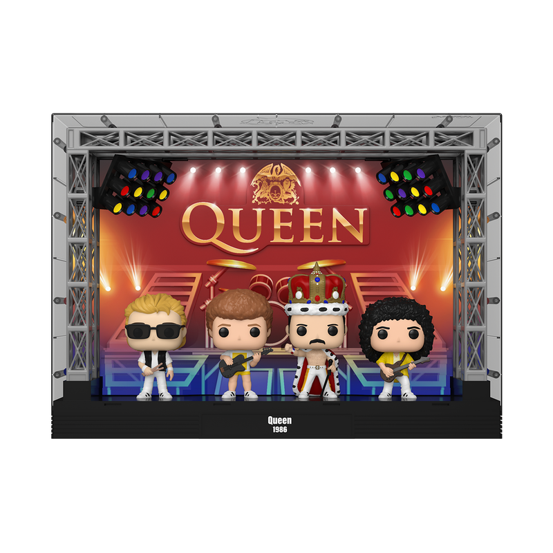 Funko Pop Moment Deluxe: Queen - Estadio de Wembley 4 Pack