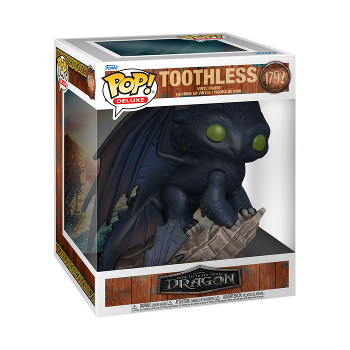 Funko Pop Deluxe: Como Entrenar A Tu Dragon Live Action - Chimuelo