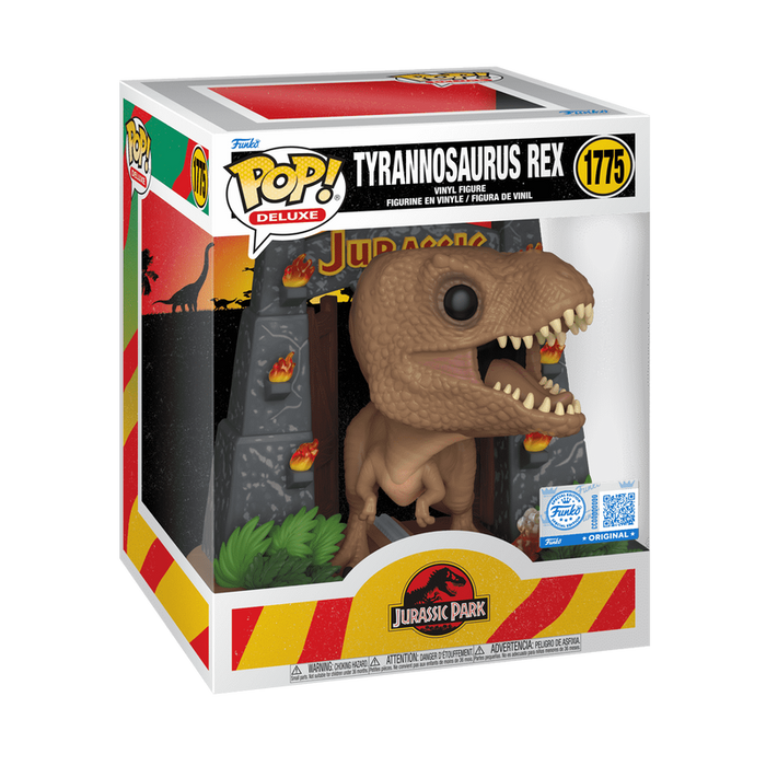 Funko Pop Deluxe: Jurassic Park - T-Rex con Puertas Exclusivo
