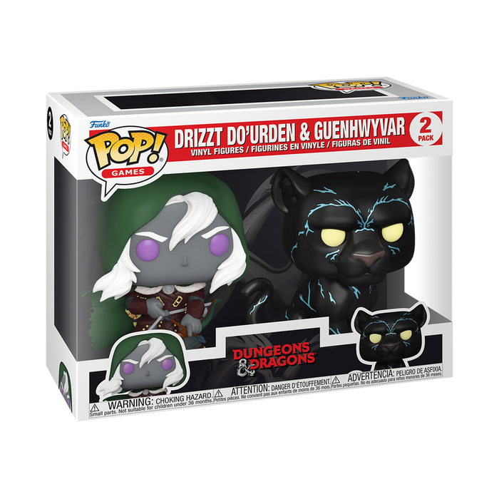 Funko Pop Games: Dungeons And Dragons - Drizzt y Guenhwyvar 2 Pack