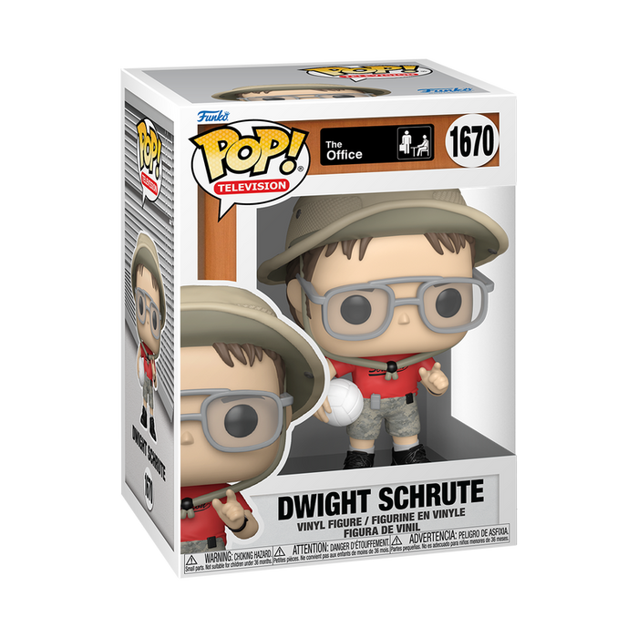 Funko Pop TV: The Office - Dwight Schrute Juego de Volleyball