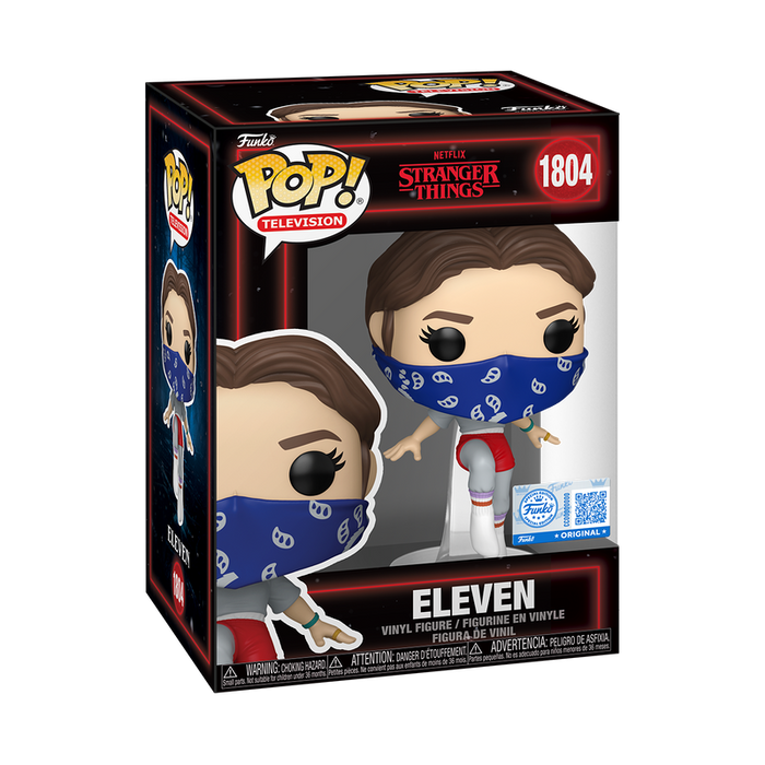 Funko Pop TV: Stranger Things 5 - Eleven con Bandana Flotante Exclusivo