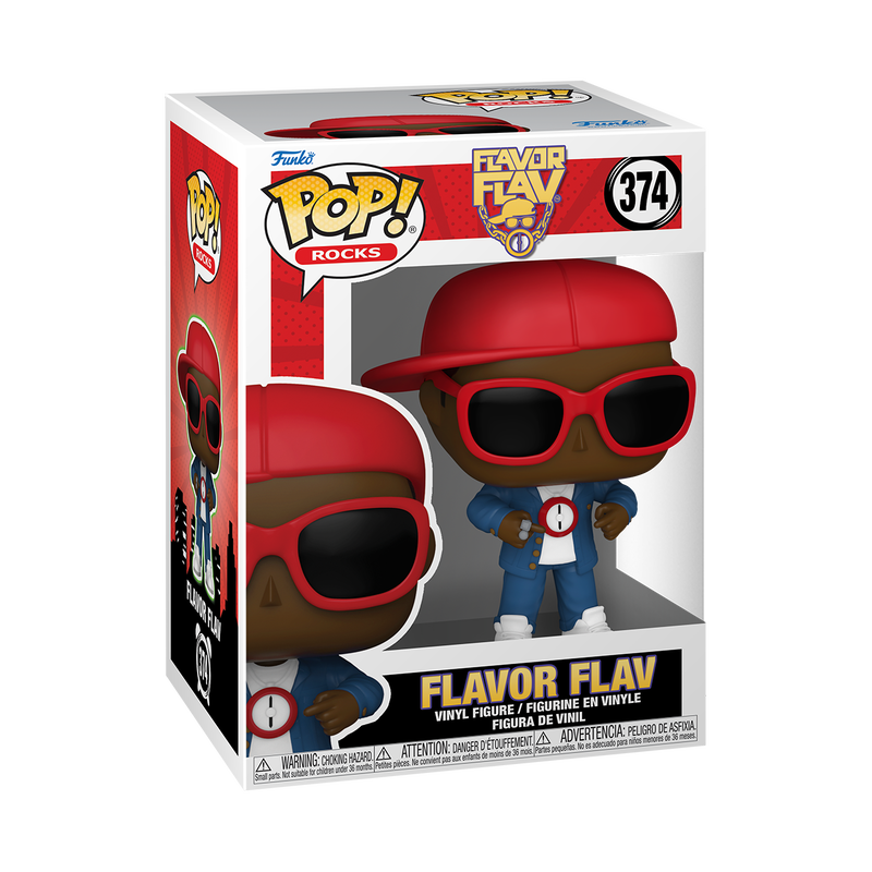 Funko Pop Rocks: Flavor Flav - Flavor Flav Con Reloj Rojo
