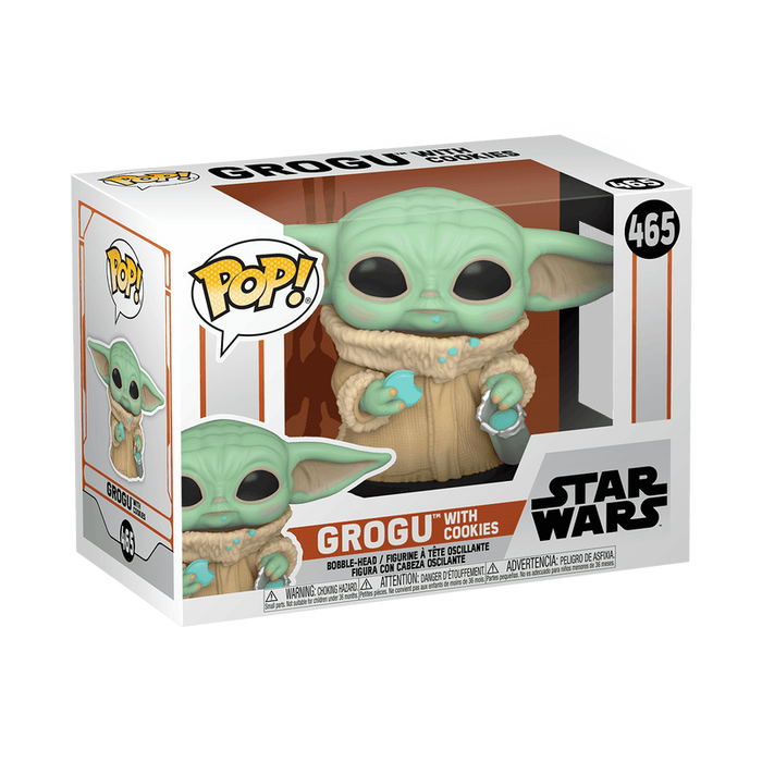 Funko Pop Star Wars: The Mandalorian - Baby Yoda Con Galleta