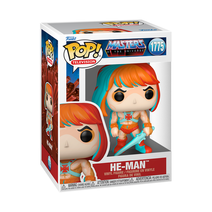 Funko Pop Animation: Los Amos Del Universo - He Man Retro Neon