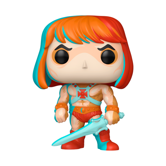 Funko Pop Animation: Los Amos Del Universo - He Man Retro Neon