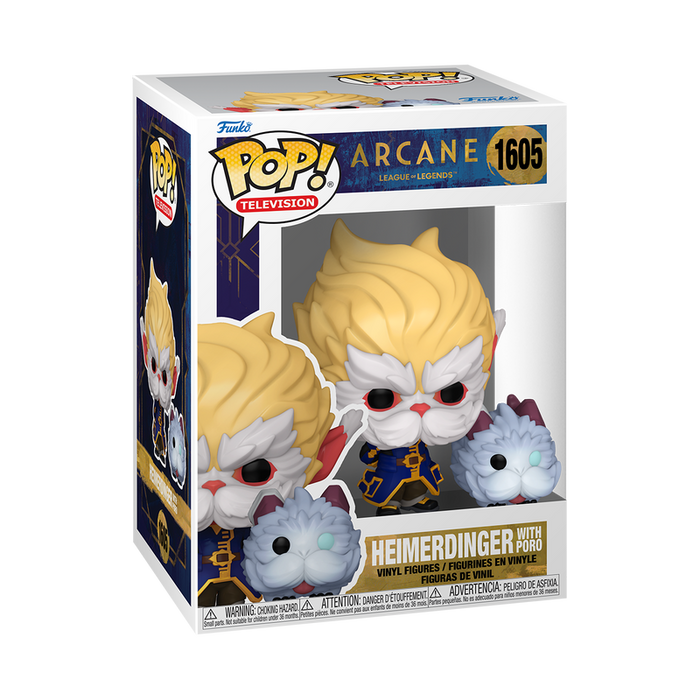 Funko Pop TV: Arcane League Of Legends - Heimerdinger Con Poro
