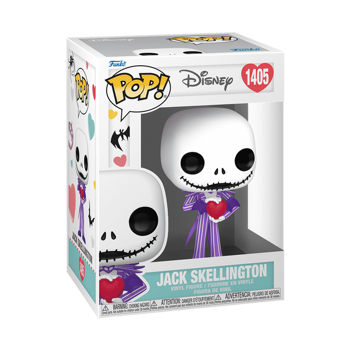 Funko Pop Disney: Disney Mundo de Jack San Valentin - Jack Skellington con Corazon