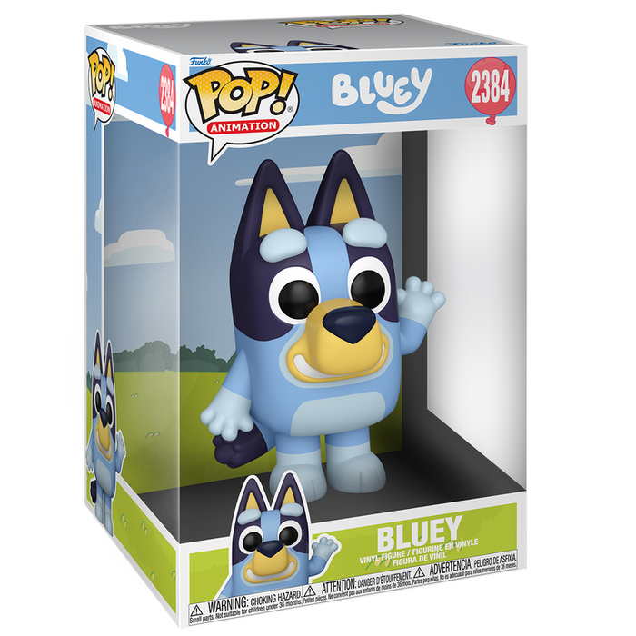 Funko Pop Jumbo: Bluey - Bluey 10 Pulgadas