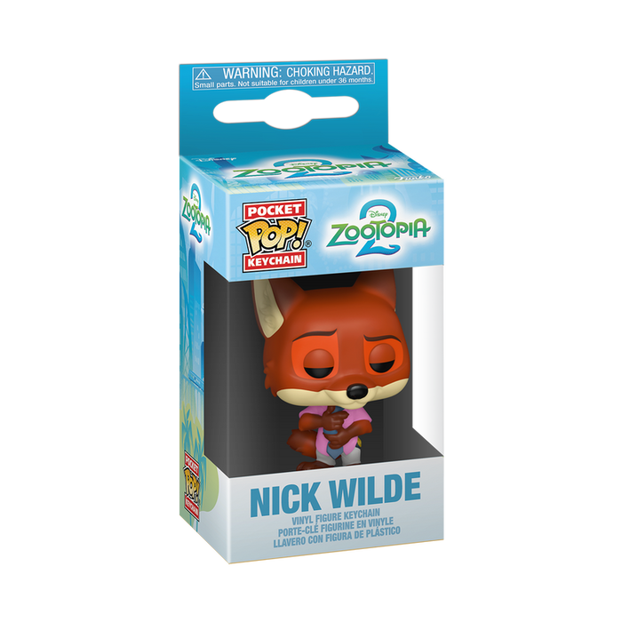 Funko Pop Keychain: Disney Zootopia 2 - Nick Wilde Llavero