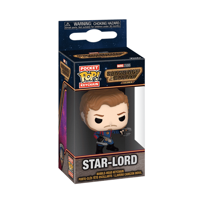 Funko Pop Keychain: Marvel Guardianes De La Galaxia 3 - Star Lord Llavero