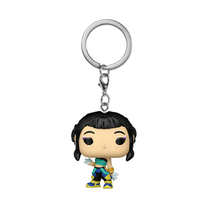 Funko Pop Keychain: KPop Demon Hunters - Zoey Llavero