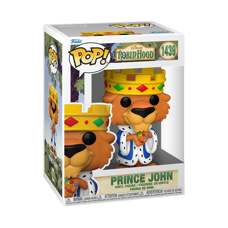 Funko Pop Disney: Robin Hood - Principe Juan