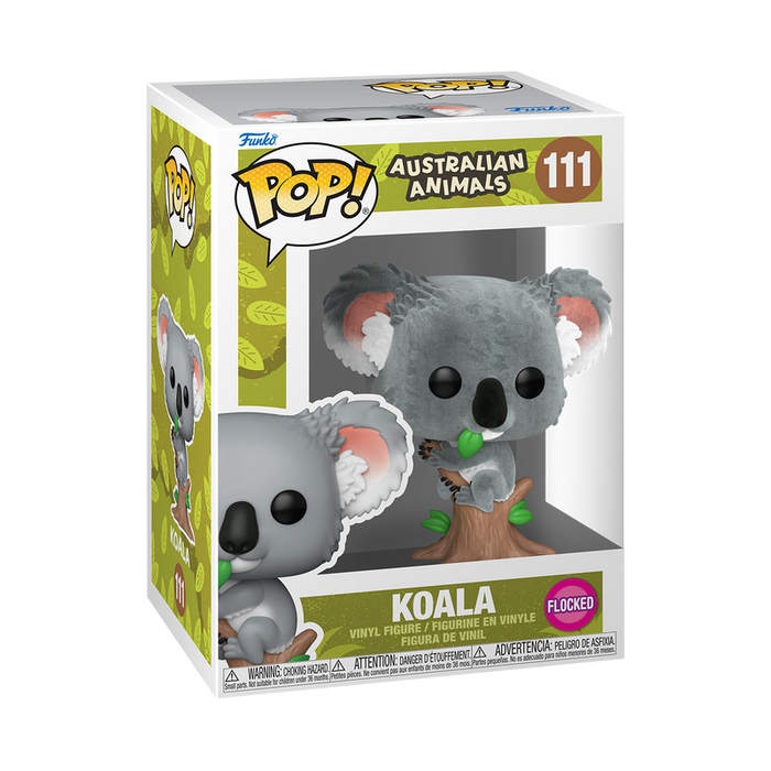 Funko Pop Vinyl: Animales Australianos - Koala Flocked