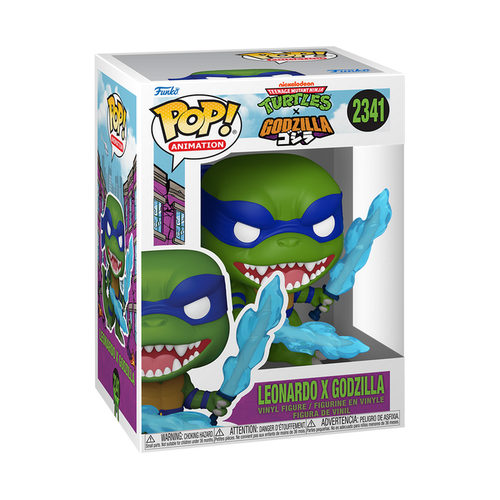 Funko Pop Animation: Godzilla x TMNT Tortugas Ninja - Leonardo Godzilla