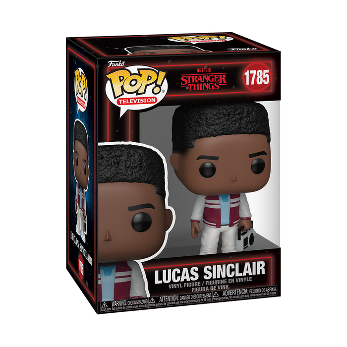 Funko Pop TV: Stranger Things 5 - Lucas Sinclair con bocina