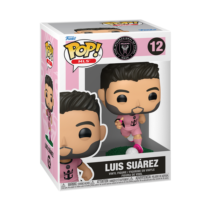 Funko Pop Football MLS: Inter Miami - Luis Suarez Uniforme Rosa