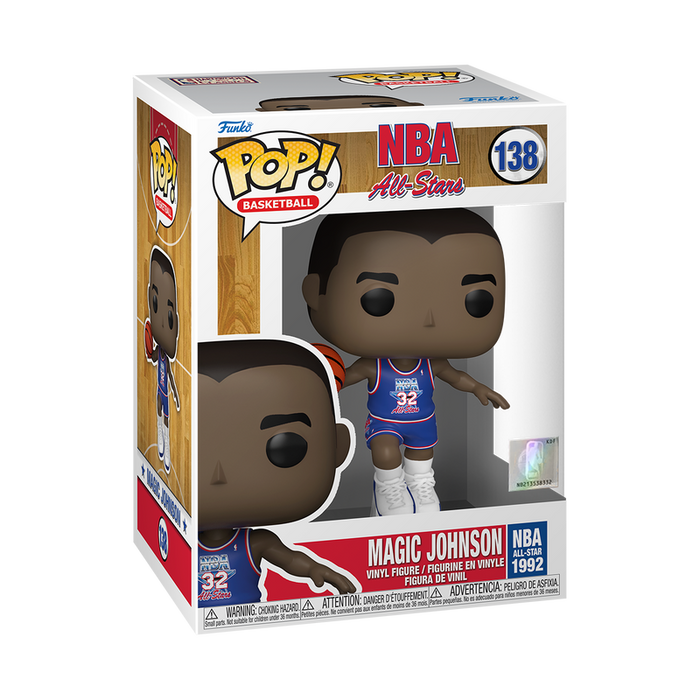 Funko Pop NBA: Legends - Magic Johnson All Star 91 Jersey Azul
