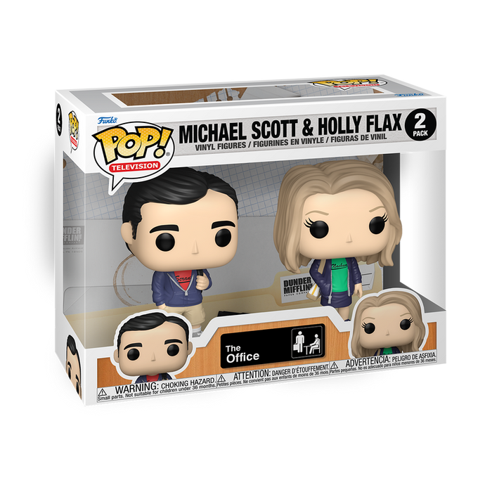 Funko Pop TV: The Office - Michael Scott y Holly Flax 2 Pack
