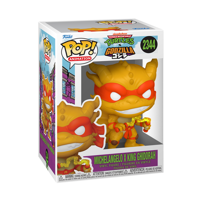 Funko Pop Animation: Godzilla x TMNT Tortugas Ninja - Mike Ghidorah