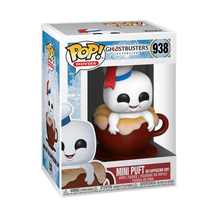 Funko Pop Movies: Cazafantasmas 3 Afterlife - Mini Puft en Taza de Cappuccino