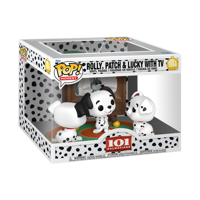Funko Pop Moment: Disney 101 Dalmatas - Rolly, Patch y Lucky