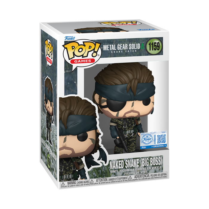 Funko Pop Games: Metal Gear Solid 3 - Naked Snake Big Boss Exclusivo