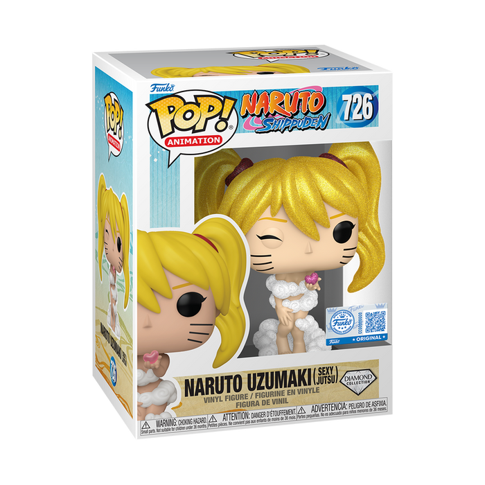 Funko Pop Animation: Naruto Shippuden - Naruto Sexy Jutsu Diamond Glitter Exclusivo