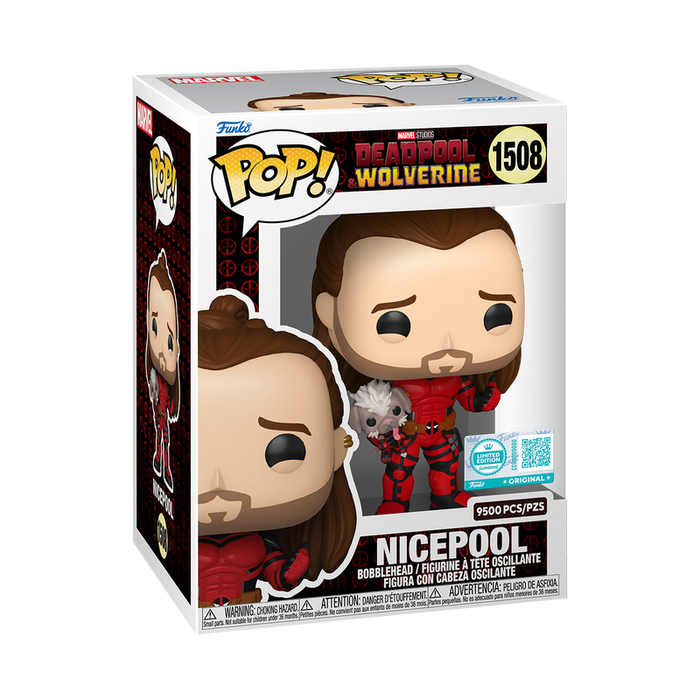 Funko Pop Marvel: Deadpool y Wolverine - Nicepool Limited Edition Supreme Exclusivo