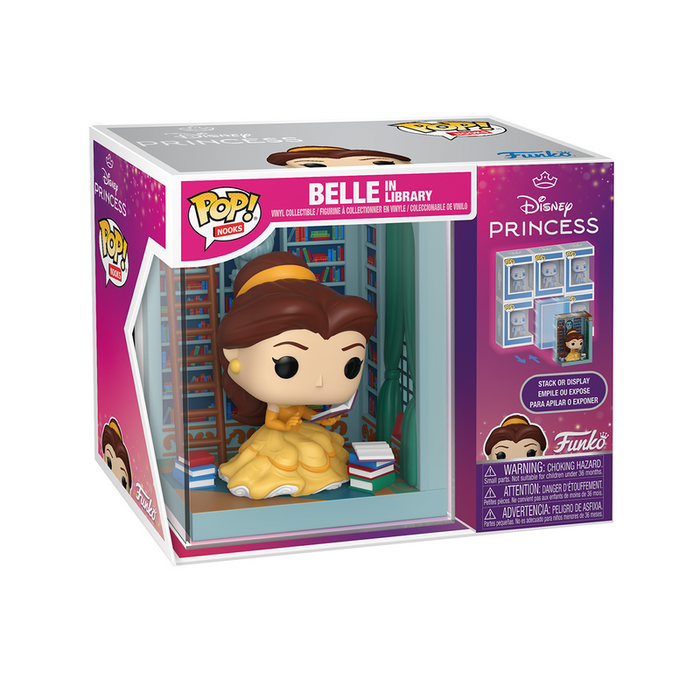 Funko Pop Nooks: La Bella y La Bestia - Bella en la Biblioteca