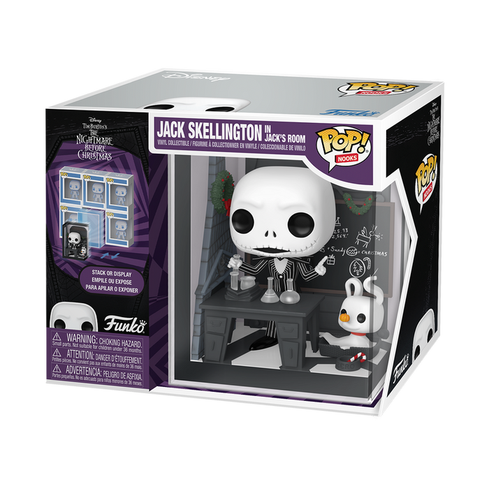 Funko Pop Nooks: Disney Mundo De Jack - Cuarto de Jack Skellington
