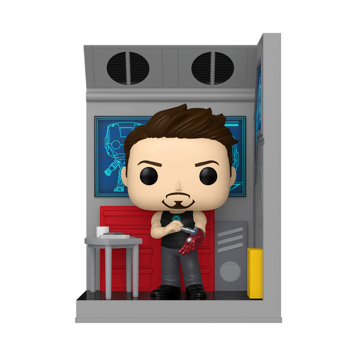 Funko Pop Nooks: Marvel - Taller de Tony Stark Separador De Libro