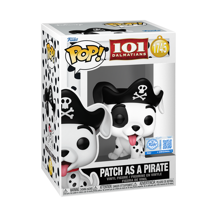 Funko Pop: Disney 101 Dalmatas - Patch Pirata Exclusivo