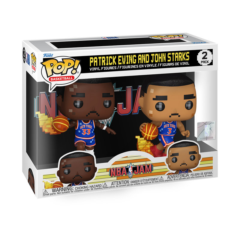 Funko Pop NBA JAM: New York Knicks - Patrick Ewing y John Starks 2 Pack